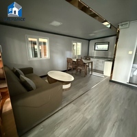 Maison conteneur extensible RELYANCE, entièrement en acier, préfabriquée, mobile, pour hôtel, boutique moderne, villa, restaurant, 20ft/40ft