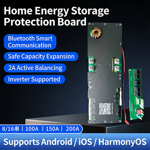 PB1A16S20P JK BMS V19 PCBA ชุดควบคุมแบตเตอรี่ลิเธียม Lifepo4 TPO พร้อมระบบจัดการ 16S 48V 200A สำหรับแบตเตอรี่ 48V 200A - Product Image 1