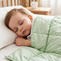 Selimut Berbobot Rajut Terapi Pendingin Premium Calm Sleep dari Kain Katun untuk Rumah, Piknik, Perjalanan, Pesawat - Grosir