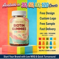 Gummies à la biotine, au collagène et à la kératine pour femmes, favorisant la croissance des cheveux, la beauté de la peau et des ongles, complément multivitaminé quotidien, saveur fruitée