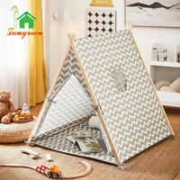 Tente tipi pliable pour enfants, maison de jeu intérieure et extérieure