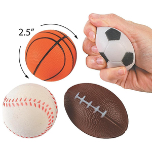 Pelotas Antiestrés Deportivas con Logotipo Personalizado, Juguetes Promocionales con Forma de Fútbol/Soccer/Baloncesto/Rugby/Tenis/Golf/Béisbol - Product Image 2