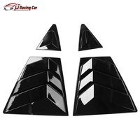 Accessoires de voiture Vent de fenêtre arrière Scoop Side Window Triangle Louver Cover Vents pour Toyota Corolla 2019-2020