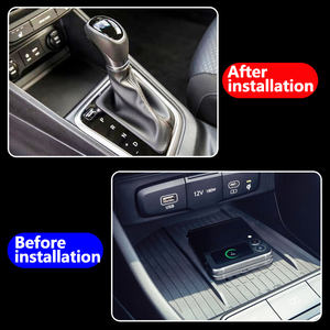 Chargeur sans fil Qi pour voiture Adaptateur de plaque de charge rapide pour téléphone portable Modification intérieure Pièces détachées automobiles pour Hyundai Accent 2022 - Product Image 5