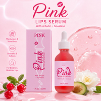 Sérum Lèvres Rose pour Pigmentation Foncée – Éclaircissant Rapide, Exfoliant & Repulpant, Hydratant Brillant – Traitement Marque Privée