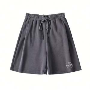 <b>Women's</b> Oversized <b>Shorts</b> Custom Design Blank Embroidery Sweat <b>Shorts</b> Street Style French Terry Plus Size <b>Shorts</b> <b>Women</b> - Product Image 6