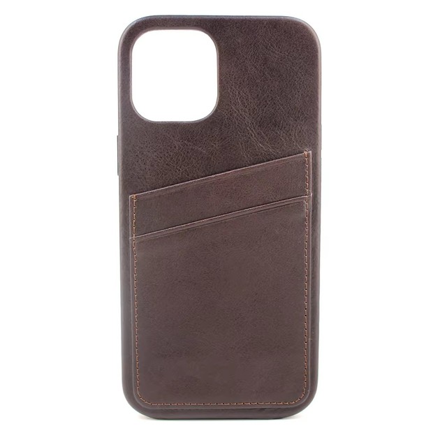 Genuine Leather Wallet Case for Phone | Protective Slim Waterproof Mobile Phone Cover with Credit Card Slots | Wholesale