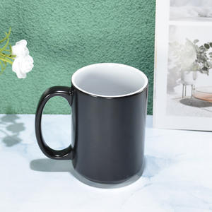 Mug en Porcelaine Fine de 15 oz Style Américain, Tasse à Café Thermosensible Changeant de Couleur, Compatible Lave-Vaisselle et Micro-ondes, Impression de Logo Simple - Product Image 6
