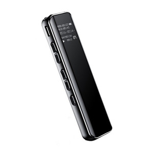Grabadora de voz digital Pantalla a color Grabación con un solo clic Reproductor MP3 45g Negro - Product Image 1