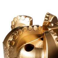 Foret diamanté PDC Drillsoltek à haute performance (ROP) à 5 lames pour le forage minier et géologique dans les formations rocheuses souples/dures