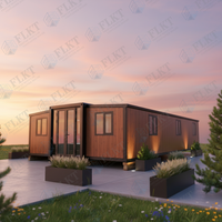 FLKT Villas préfabriquées modernes de luxe pour complexe hôtelier, maison conteneur extensible 20ft 40ft, maisonnette préfabriquée pliable et portable