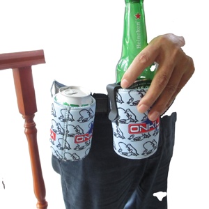 RYO Neoprene Insulated Waterproof Portable 12oz Large Capacity Stubby Can Cooler Holder with Belt Clip for Outdoor Use - Product Image 2