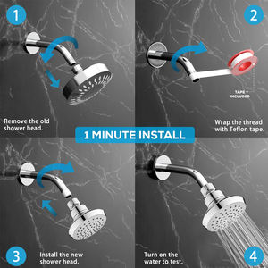 Cabezal <span class=keywords><strong>de</strong></span> Ducha <span class=keywords><strong>Superior</strong></span> <span class=keywords><strong>de</strong></span> Plástico ABS <span class=keywords><strong>de</strong></span> Función Única <span class=keywords><strong>de</strong></span> 8 cm, Venta Caliente <span class=keywords><strong>de</strong></span> Fábrica Velo, para Uso <span class=keywords><strong>en</strong></span> Baños - Product Image 3