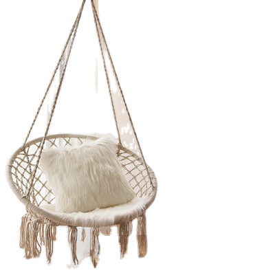 Popular Net Rope Swing Chair Cotton Rope Woven Yard Or Bedroom Swing