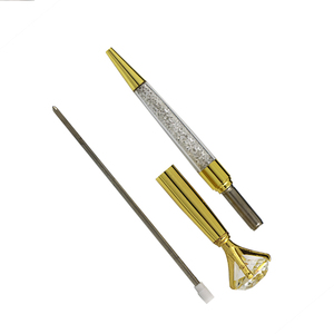 ปากกาเพชรประดับคริสตัล ของขวัญงานแต่งงาน ปากกาเจมท็อป ปากกาสั่งทำโลโก้ ปากกาหรูหราประดับเพชรเม็ดใหญ่ - Product Image 2