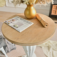 Table basse en bois rustique moderne nordique, durable, avec plateau noir, décorative, facile à assembler, pour salon, salle à manger, maison