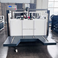 Machine plieuse-colleuse semi-automatique pour la fabrication de boîtes en carton, machine plieuse-colleuse chinoise, petite machine plieuse-colleuse