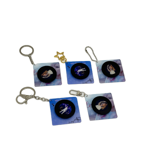 NFC Mini <b>Music</b> Album NTAG 213 Mini Acrylic NFC Album Keychain <b>CD</b> <b>Music</b> Keychain - Product Image 3