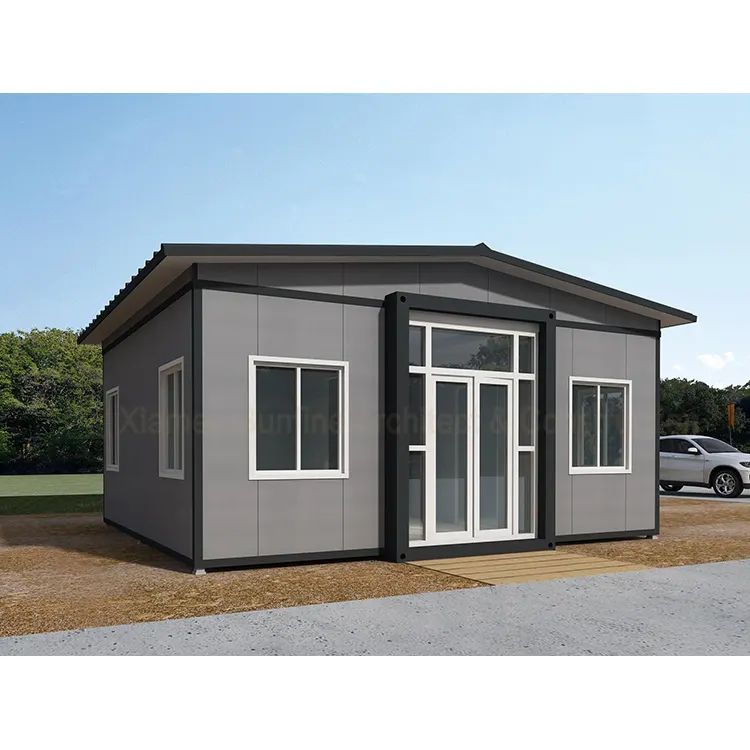 New design prefab house modern prefabricated expandable villa home deals on 2 bedrooms luxury houses USA