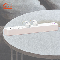 Tira de alimentación KLASS con puerto USB, enchufe de 2/3/4 vías, 6 USB con enchufe tipo C con cable de extensión de 2/3/4/5M, enchufe protector contra sobretensiones