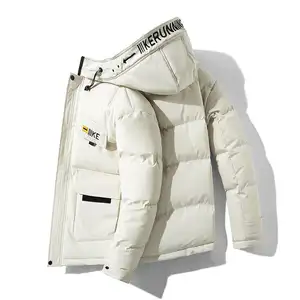 Yufan เสื้อแจ็คเก็ตผ้าฝ้ายหนาไซส์ใหญ่สำหรับผู้ชาย, เสื้อแจ็คเก็ตขนเป็ดสำหรับฤดูหนาว