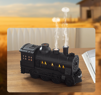2024 cadeau personnalisé nouveau diffuseur de parfum intelligent diffuseur d'huiles essentielles train unique 7 couleurs flamme diffuseur d'arôme à ultrasons