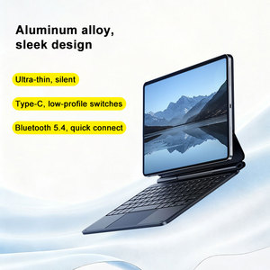 Claviers magiques en aluminium Laudtec pour iPad 10,9 pouces, <span class=keywords><strong>clavier</strong></span> sans fil pour iPad Air (2026) 11 pouces (M4), personnalisation OEM ODM - Product Image 5