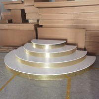 Plate-forme de scène acrylique en PVC blanc de haute qualité décoration événement mariage étage de scène pour événement mariage