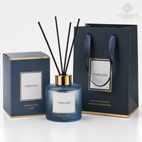 Bouteille diffuseur en verre de luxe Firdaus 50ml 100ml 150ml 200ml, flacon vide pour diffuseur à bâtonnets avec logo personnalisé pour parfum d'ambiance