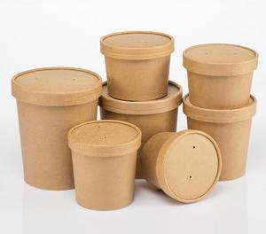 <span class=keywords><strong>Gobelet</strong></span> en papier <span class=keywords><strong>jetable</strong></span>, 50 pièces, emballage alimentaire, Kraft, <span class=keywords><strong>gobelet</strong></span> à <span class=keywords><strong>soupe</strong></span> avec couvercle - Product Image 1