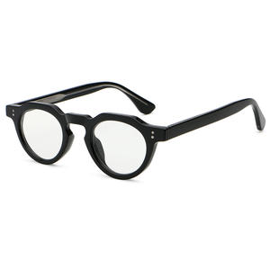 Superhot eyewear 70814 אופנה 2024 עגול גיק-שיק כחול משקפיים - Product Image 1