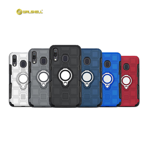 Étui de téléphone hybride 3 en 1 avec <span class=keywords><strong>coque</strong></span> <span class=keywords><strong>rigide</strong></span>, béquille, clip ceinture, protection PC et TPU pour <span class=keywords><strong>Samsung</strong></span> A30 avec support voiture - Product Image 6