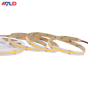 ADLED Cob Led Strip 12V 2700K Soft Warm White Epistar Chip Remote Control Dimmable IP65 Silicone Body 50000H Lifespan - Product Image 1