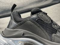Sneakers décontractées de créateur haut de gamme avec semelle compensée rouge et rayures, baskets épaisses de luxe de haute qualité pour la marche