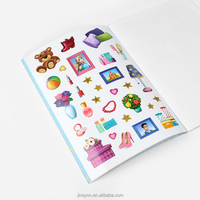 Livre d'autocollants en papier réutilisable personnalisé, ensemble de jouets à dessiner pour enfants, certifié EN71, unisexe, pour l'écriture manuscrite, l'école, le bureau, 10 pouces