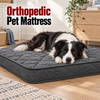 Orthopädisches Hundebett mit Gesteppter Oberfläche und Abnehmbarem Bezug für Großhandel Tierbedarfsartikel und Einzelhandelskunden