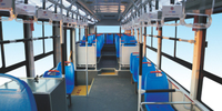 Bus touristique urbain de haute performance 30-40 sièges pour la transmission manuelle de direction du carburant diesel RHD de transport de ville