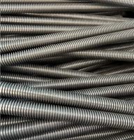 Prix d'usine Barre filetée galvanisée HDG M12, barre filetée galvanisée, grade 4.8 6.8 8.8, acier au carbone zingué GI, goujon à filetage complet