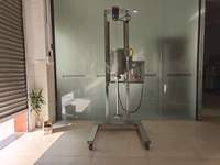 Disperseur à cisaillement élevé mobile de qualité sanitaire, moteur AC, 50L, SUS304, certifié CE, pour sauce alimentaire, mayonnaise, salade