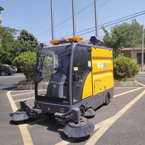 Nhà Máy Outlet Mini Đi Xe Trên Đường Điện Quét Xe Tải Đường Phố Làm Sạch Máy Thu Thập Bụi - Product Image 2