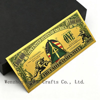 Billet de banque commémoratif en feuille d'or d'un million de dollars de la marine américaine, carte en plastique imprimée UV, plaqué or 24 carats, souvenir, cadeau des forces spéciales