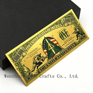 Banconota Commemorativa in Foglia d'Oro da Un Milione di Dollari della Marina USA, Carta Stampata UV Placcata in Oro 24K, Souvenir delle Forze Speciali - Product Image 2