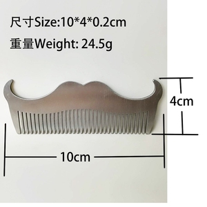 Nuovo Design da barbiere <span class=keywords><strong>pettine</strong></span> tascabile antistatico baffi da barba <span class=keywords><strong>pettine</strong></span> per barba - Product Image 6