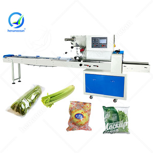 OCEAN Industrial Horizontal Package Flow Fruit Pillow Vegetable Pack Machine Fabricantes - Product Image 1