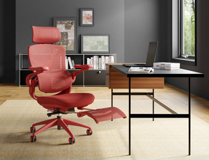 เก้าอี้สำนักงานเออร์โกโนมิกส์รุ่นใหม่ ดีไซน์หรู ผ่านการทดสอบมาตรฐาน BIFMA เก้าอี้ผู้บริหาร ปรับพนักพิงศีรษะได้ เก้าอี้ประชุมแบบตาข่าย 6D - Product Image 4