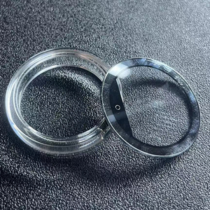 Verre saphir synthétique plat de dureté Mohs 9, épaisseur personnalisée pour cadran de montre de luxe - Product Image 4