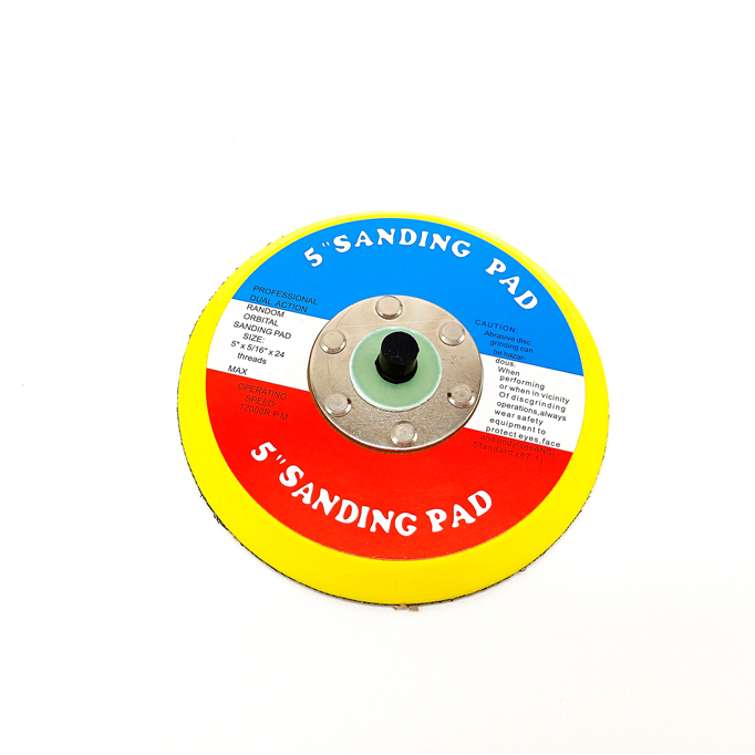5 дюймов 125 мм двойного действия крюк/петля DA случайный орбитальный шлифовальный станок подложка Pad 5/16 "w/o отверстие