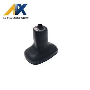 Đen bụi Bìa Hướng dẫn sử dụng bánh <span class=keywords><strong>Shifter</strong></span> khởi động thay thế da xe Gear Shift Knob Stick gaitor khởi động - Product Image 4