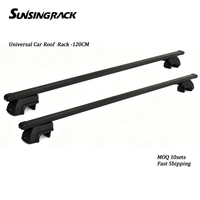 Barre de toit universelle en acier de 120 cm pour Subaru Forester 4X4 avec installation facile