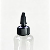 Bouteille souple transparente en PET de 100 ml avec bouchon à bec pointu, réutilisable, vide, pour colle liquide, peinture, personnalisable OEM